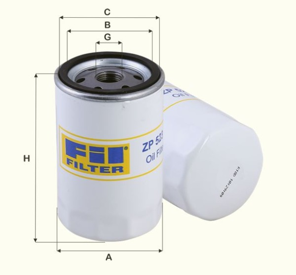 Ölfilter Fil Filter - ZP523 passend zu CASE/CASE IH