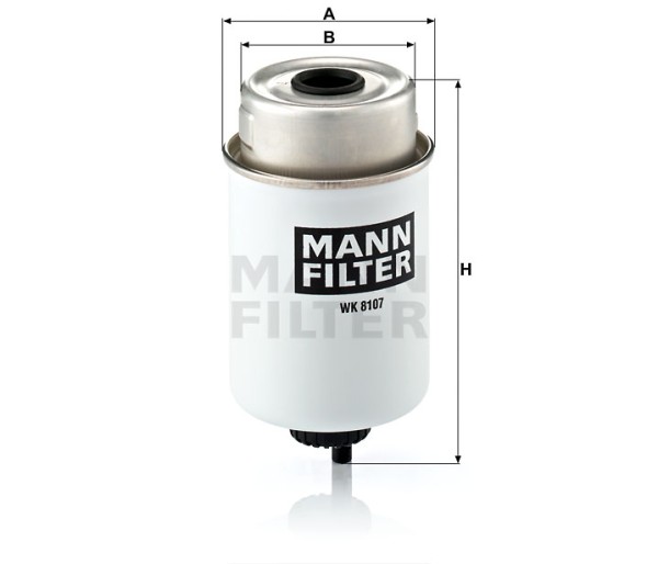 Kraftstofffilter Mann Hummel - WK 8107 passend zu RENAULT VI